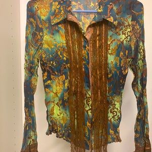 Super cool Violet and Claire top